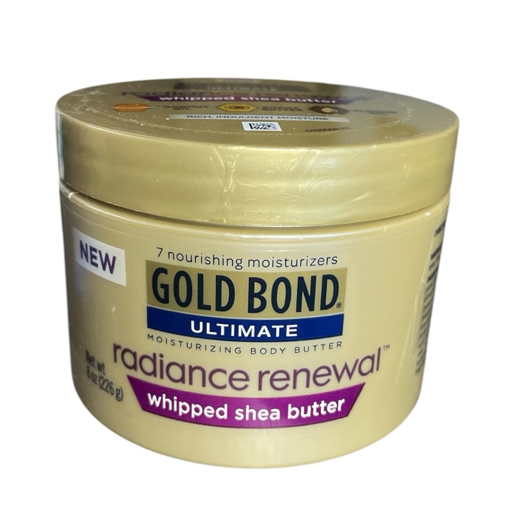 Gold Bond Ultimate Radiance Renewal Whipped Shea Body Butter Lotion 8 Oz